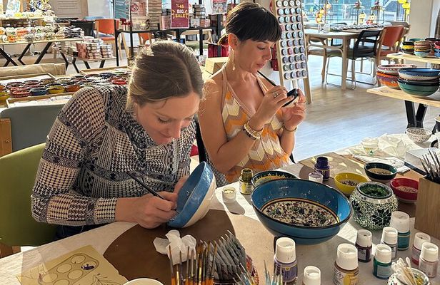 Painting Classes Orange County: Ceramic Plates & Bowls