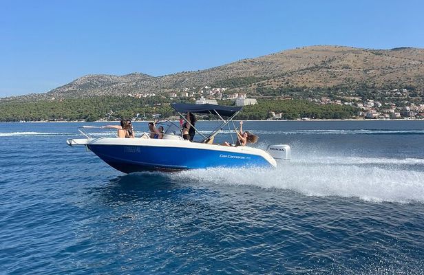 Blue Lagoon and 3 Islands Speedboat Tour of Croatia