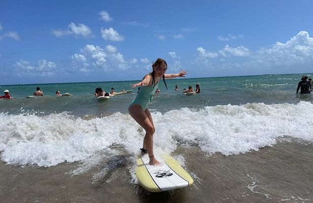 Surfing Lesson, Rincon PR 
