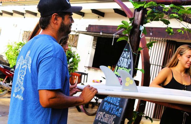 Surf Lesson at a National Park in Playa Grande, Costa Rica!