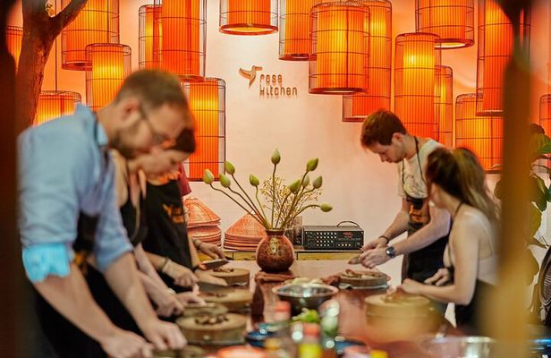 Vietnamese Cooking Class in Indochine Villa with Market Tour