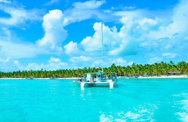 “Saona Island: Catamaran Adventure & Caribbean Paradise”