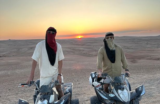 From Marrakech: Quad sunset dinner Experience & show