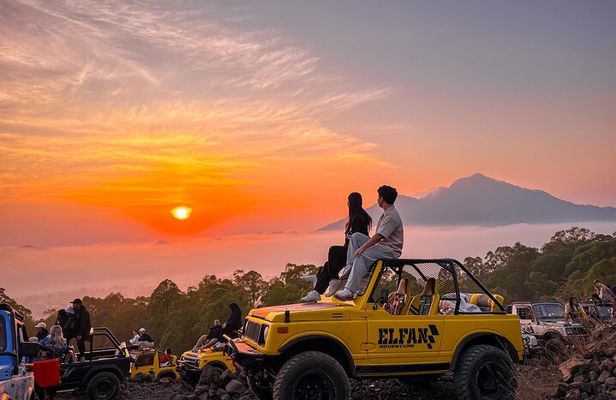 Private Sunrise Jeep Adventure to Mount Batur with Breakfast 