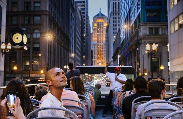 Big Bus Chicago: Sunset Tour by Open-Top Bus with Live Guide