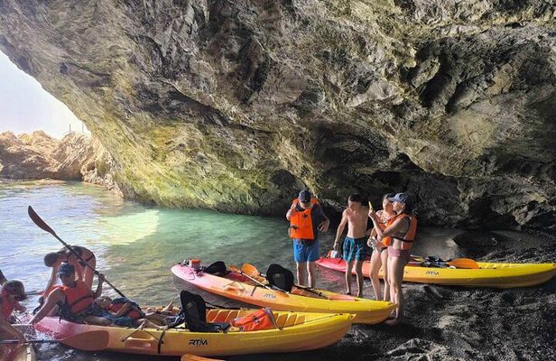 Kayak Tour with Caves, Snorkeling and Picnic (+ Cliff Jump)