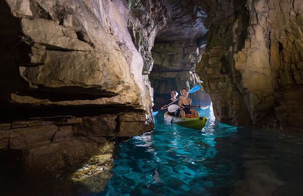 Pula Kayaking at Blue Cave with Cliffs Tour and Snorkeling