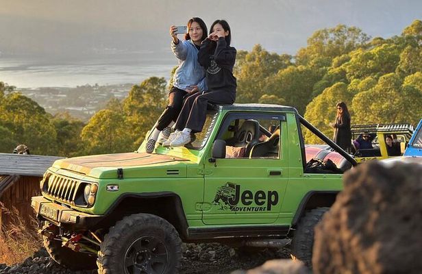 Bali Mount Batur Jeep Sunrise and Black Lava Jeep Tour