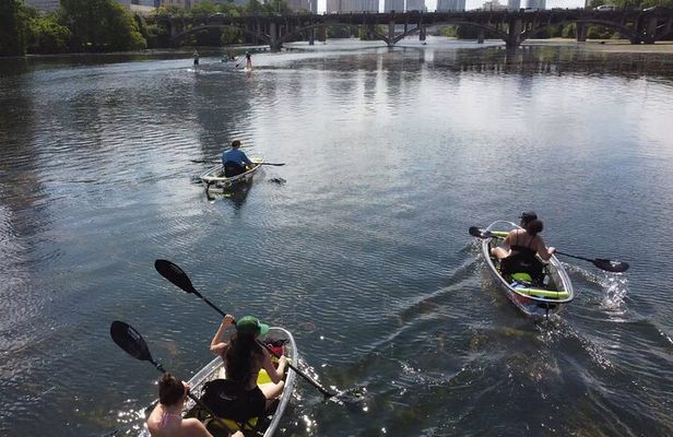 Downtown Austin Skyline Clear Kayak Tour at Lady Bird Lake