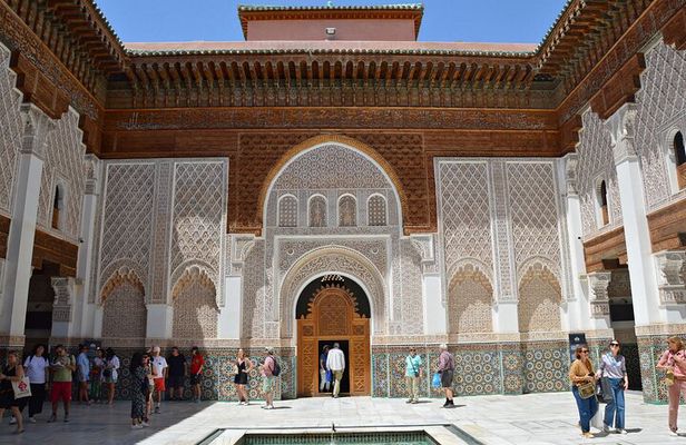 Marrakech: Ben Youssef Madrasa, Le Jardin Secret and Souks Tour