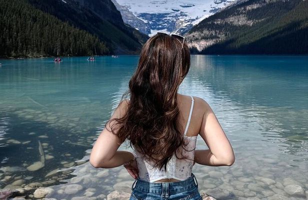 Moraine Lake, Lake Louise, Banff Town, Bow Falls from Calgary