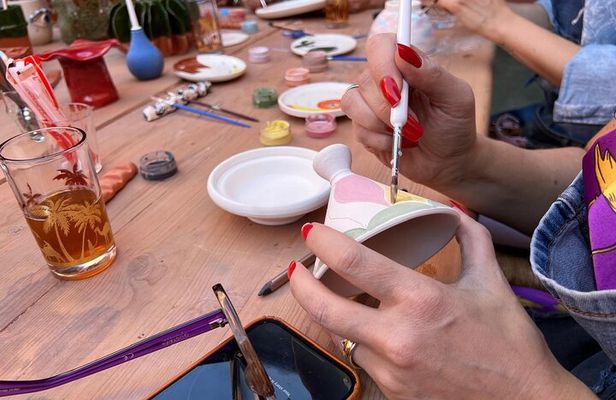Lamsaty Ceramic painting class, Marrakech