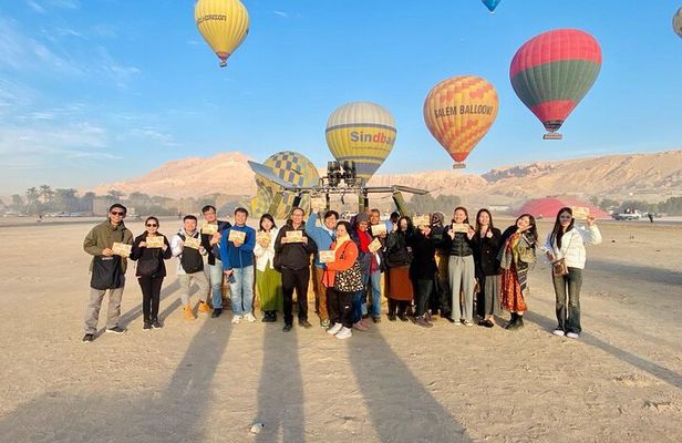 Luxury Sunrise Hot Air Balloon ride luxor with pick up & drop off