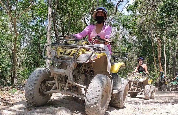 Adventure at Casa Jaguar: ATV, Zipline, and Cenote, Mayan Jungle