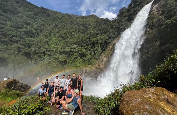 Zip-line, Climbing and hiking in the Salto del Buey waterfall