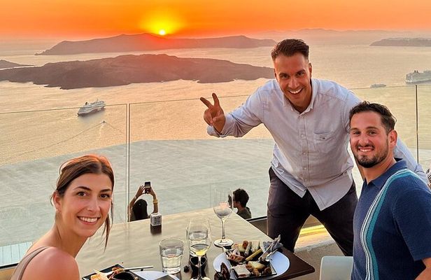 Sunset Santorini Wine Best views 2 Wineries and Tapas