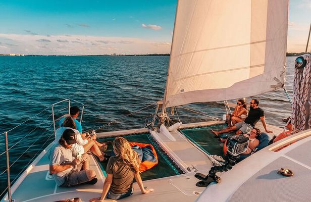 Sunset Catamaran Sail in Cocoa Beach