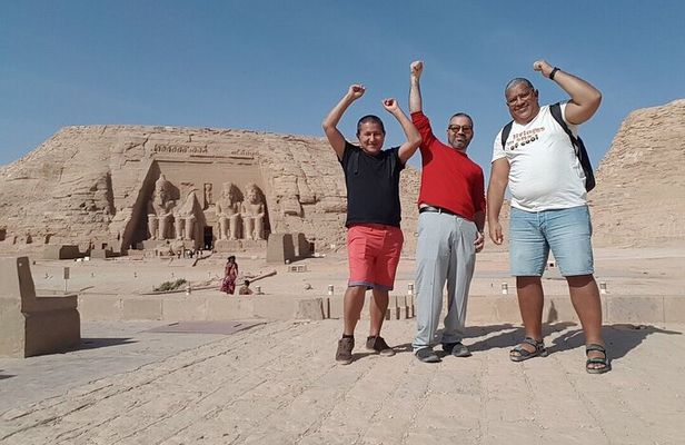 Marvel 4 Day Nile Cruise Aswan to Luxor & Abu Simbel. Air Balloon