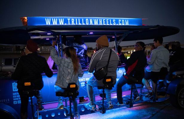 90s R&B Party Bike Tour through Downtown Houston