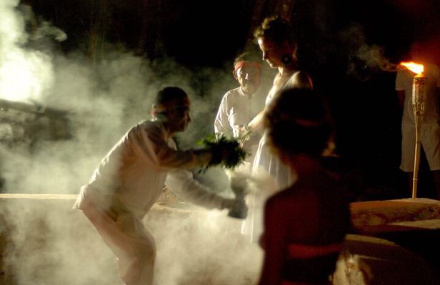 Temazcal Mayan Ritual Tour and Cenote Swim with Yucatecan Dinner