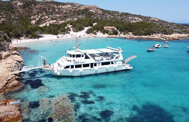 Daily 4 stop - boat excursion La Maddalena Archipelago