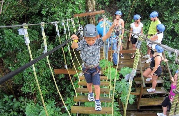 Zipline, Hiking and Suspension Bridges Adventure in Roatan 