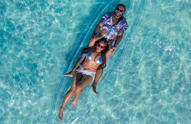 Couples Clear Kayak Photoshoot in Montego Bay