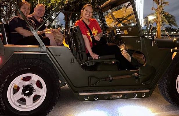 Private Jeep Street Food Tour and Night Roof Top Bar