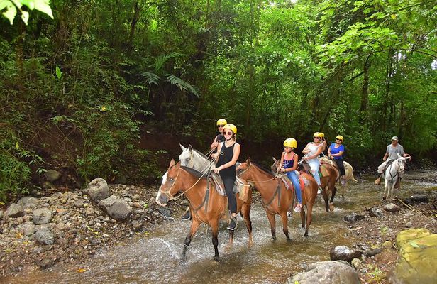 Rainforest Horseback Riding and Boat. Puntarenas Shore Excursion