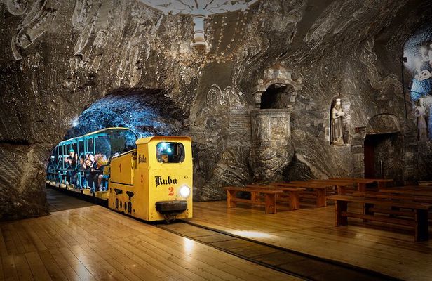 UNESCO Underground Boat Expedition and Salt Mine Tour from Krakow