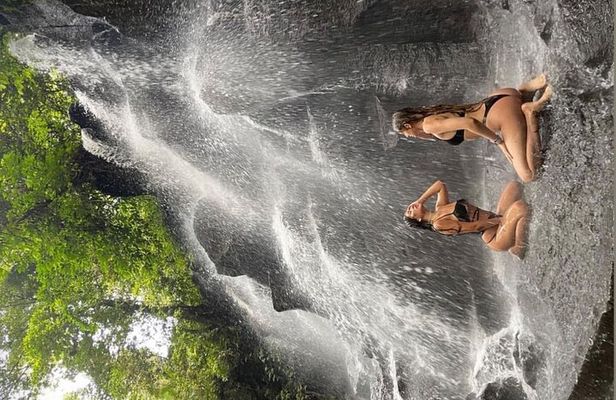 Ubud Top Waterfall Surounding with Rice Terrace All Include