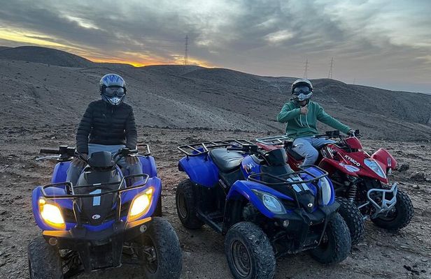 Agafay Desert, 2H of Quad Biking, tea & transfer from Marrakech
