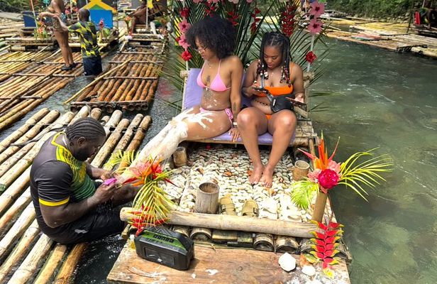Bamboo Rafting, Catamaran Party Cruise and Snorkeling in Jamaica