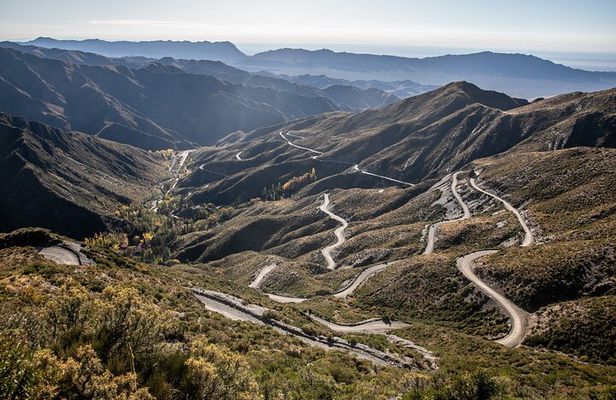 Villavicencio to Uspallata through Historical Mountain route 52