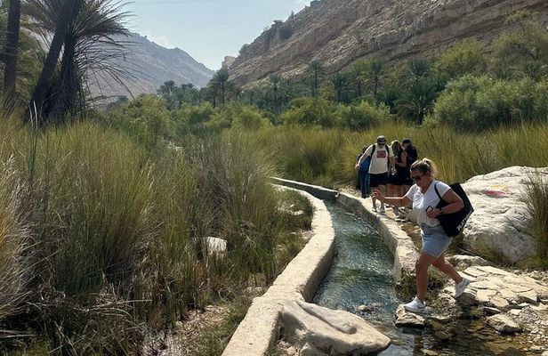 Oman’s Hidden Gems Private Full Day Wahib Sands &Wadi bani Khalid