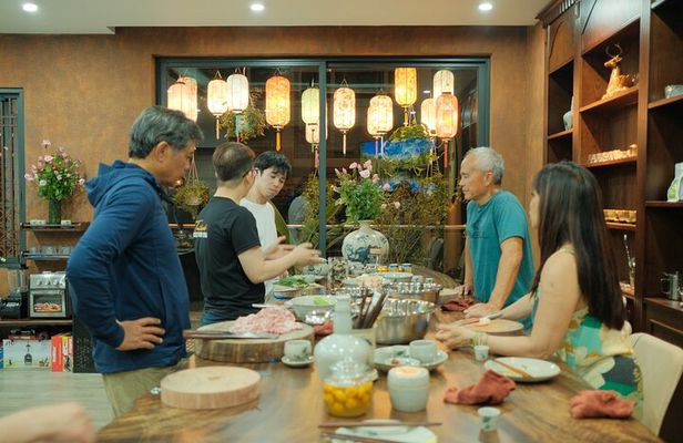Hanoi Cooking Class: Local Market Tour & Free Local Wine Tasting