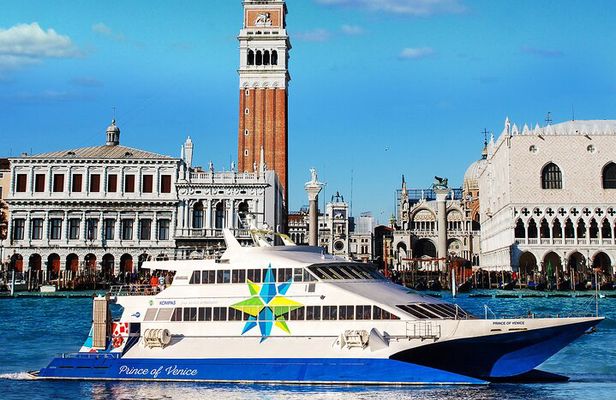 Day trip to Venice by ship with free bus transfer to port