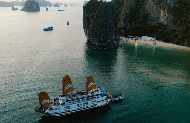 2 Day Valentine 5 Stars Cruise Halong Bay Adventure from Hanoi