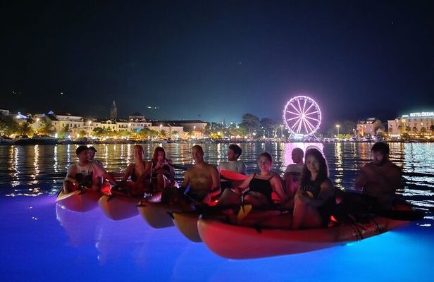 Night Glow Kayak Activity in Makarska