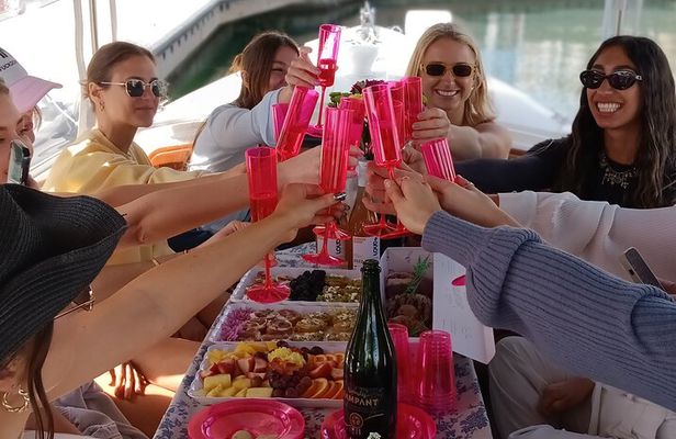 1.5hr Romantic-Surprise Dinner-Wine & Cheese or Sushi Boat Cruise