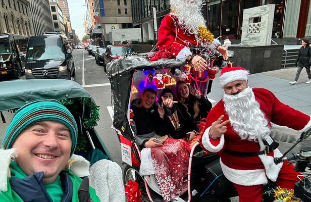 NYC Holiday Lights and Magic Pedicab Tour