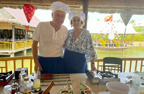 Market Visit, Coconut Basket Boat Ride and Cooking Class