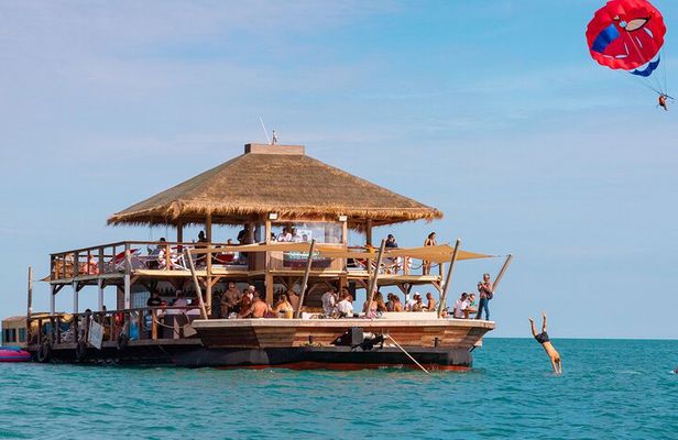Luxury Floating Bar and Snorkeling at Koh Madsum