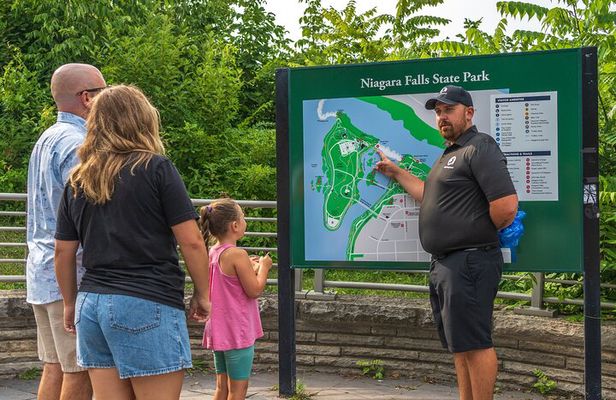 Niagara Falls: USA + Canada Tour with Cave, Boat Ride and Lunch