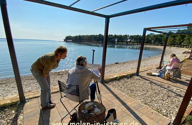 Poreč painting course - painting in Istria