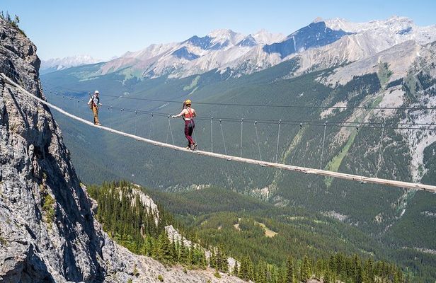 Small Group Banff Skyline Via Ferrata 5-hour Tour
