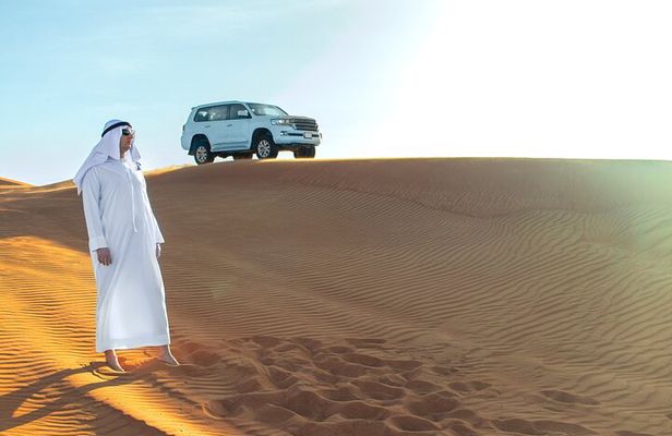 Doha Desert Safari Full day With Dinner,Dune Bashing,Sandboarding