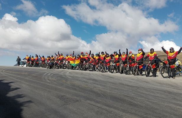 Cycling on the Road of Death Bolivia