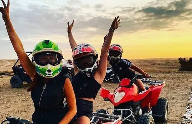 Desert Quad Bike Tour with Tea and Dinner From Marrakech