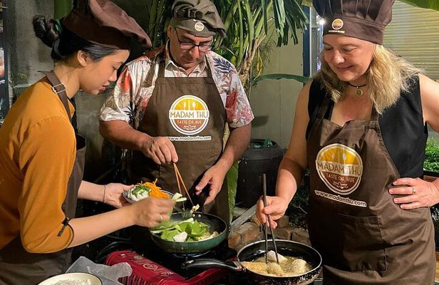Hue Cooking Class & Local Market: Best Restaurants with Madam Thu